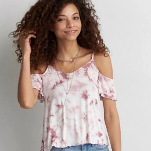 American Eagle Cold Shoulder Top